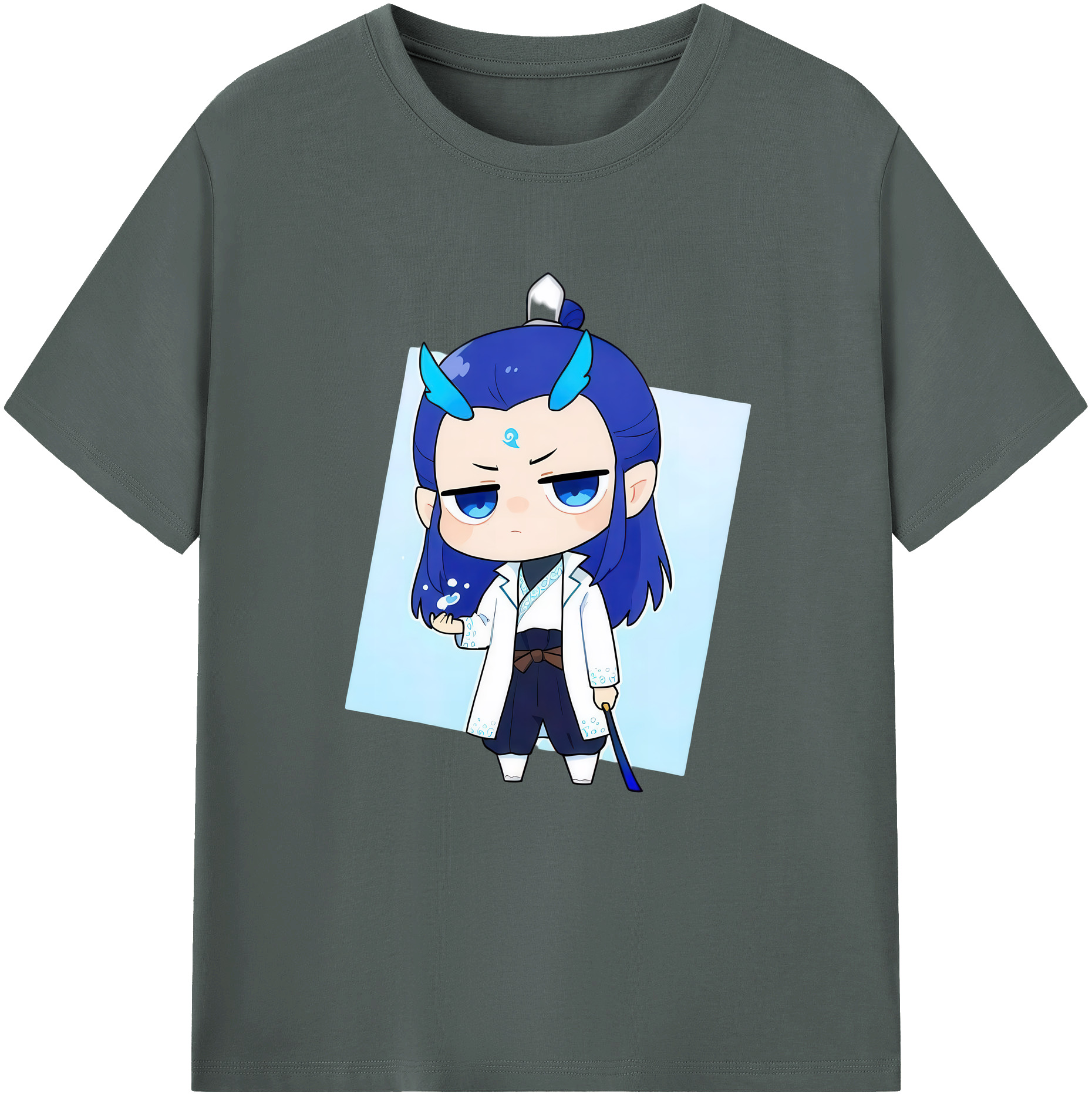 （画像用） Ne Zha 2 ナタ 魔童の大暴れ 綿100％ メンズ半袖Tシャツ｜肌触りやわらか＆通気性